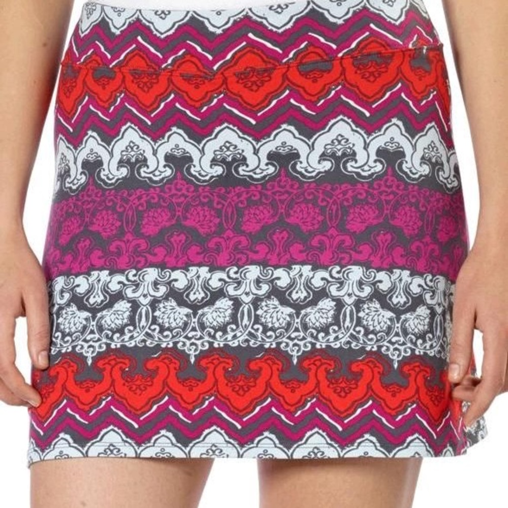 Athletic printed skort